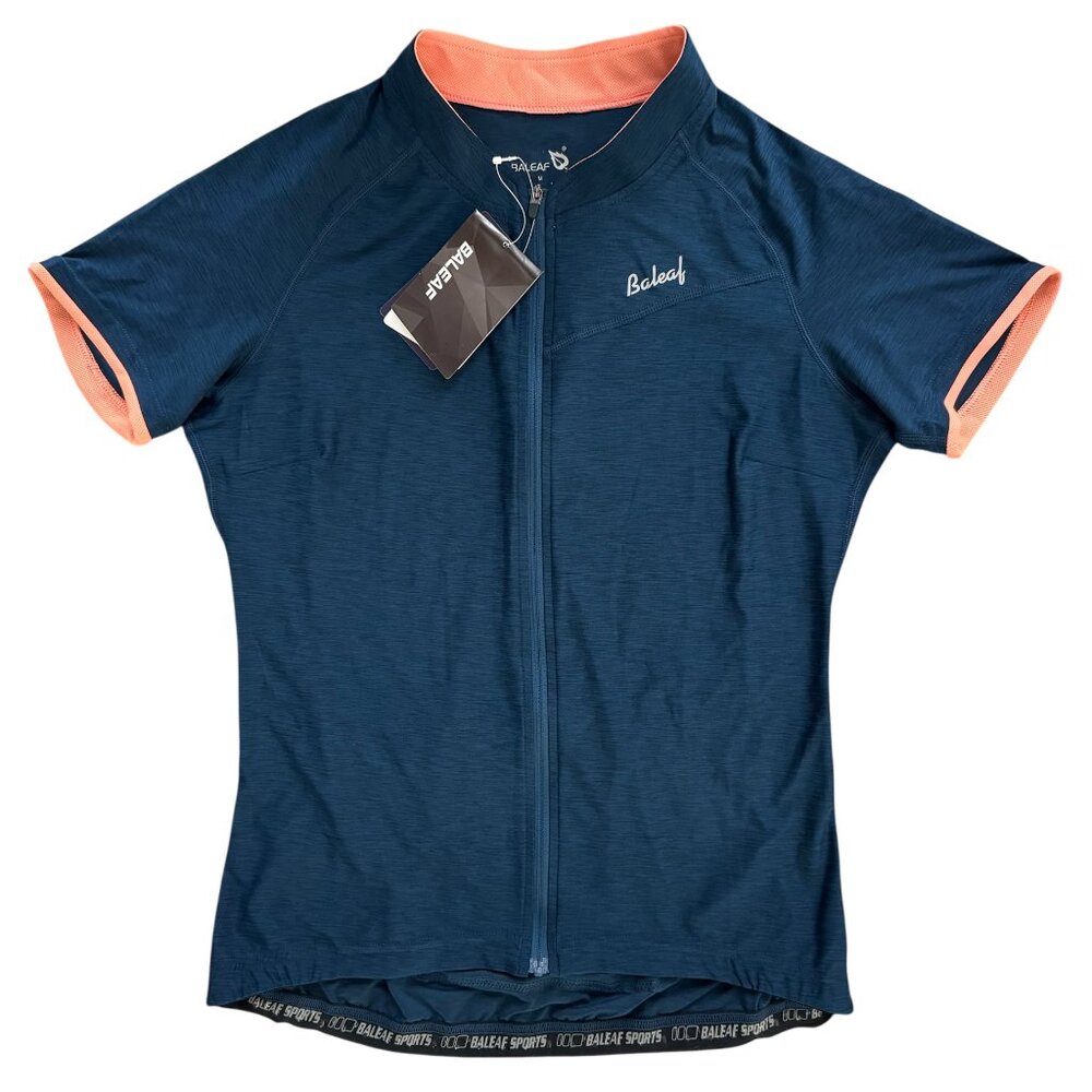 BALEAF Women’s Short Sleeve Cycling Jersey, Sz M, BNWT